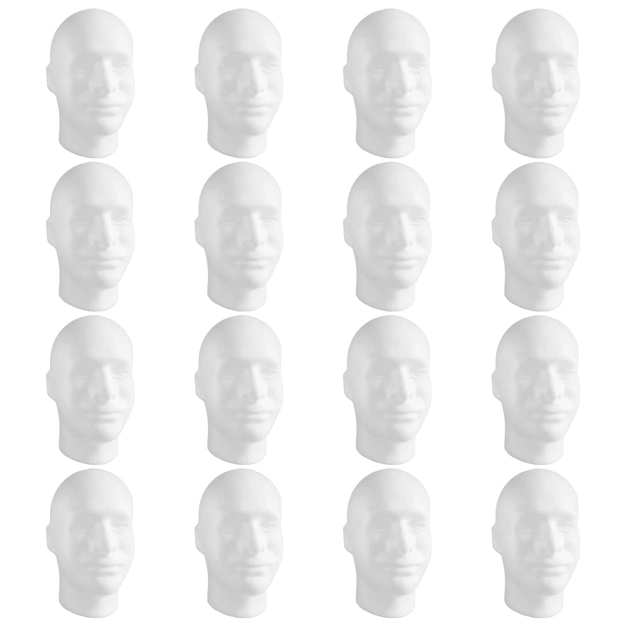 16 Pack: FloraCraft® SmoothFōM® Male Foam Heads